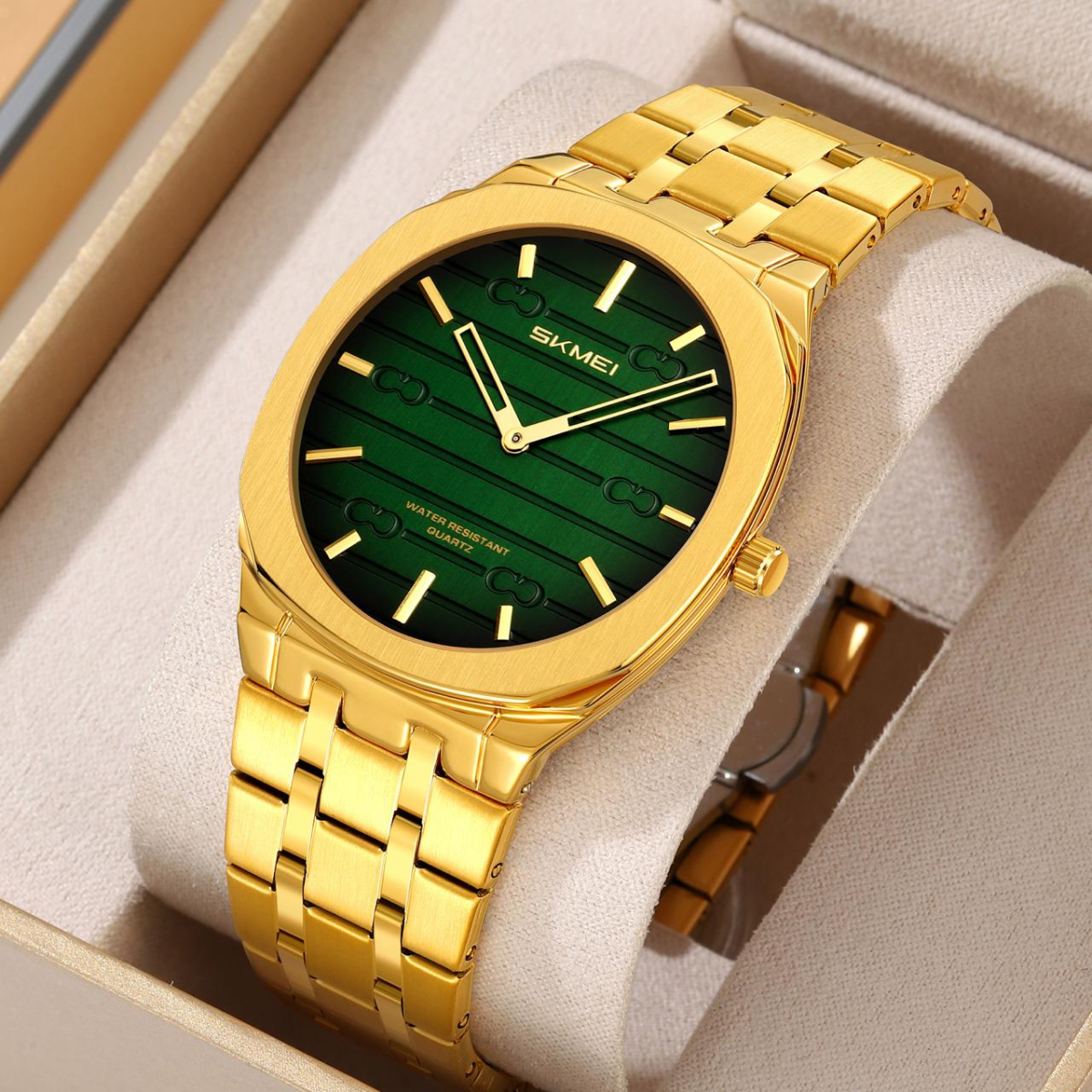 Skmei 9372GDGN Gold-Green - Зображення 4