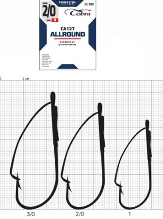 Гачок (C075NSB) Cobra ALLROUND (сер.CA127/ 001) *3шт.
