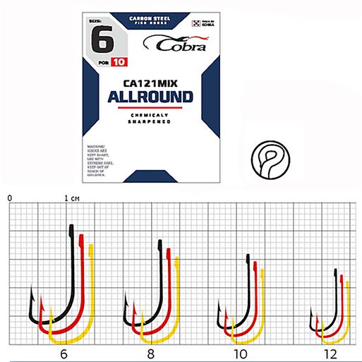 Гачок (C7515MIX) Cobra ALLROUND (сер.CA121MIX/ 012) *10шт.