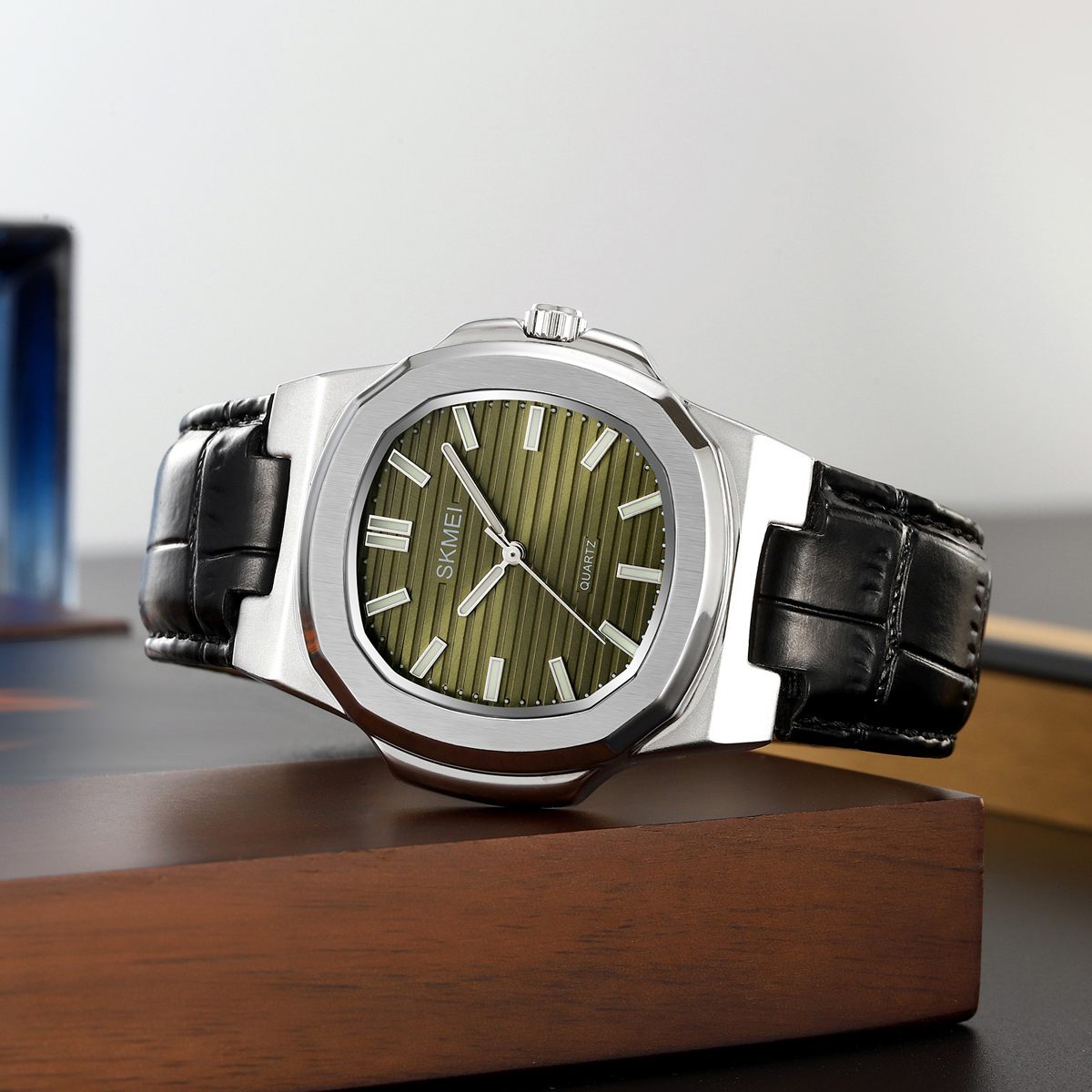 Skmei 2512SIGN Silver-Green - Зображення 4