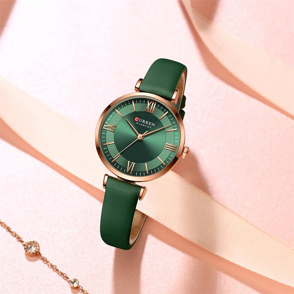 Сurren 9079 Rose Gold-Dark Green - Зображення 4
