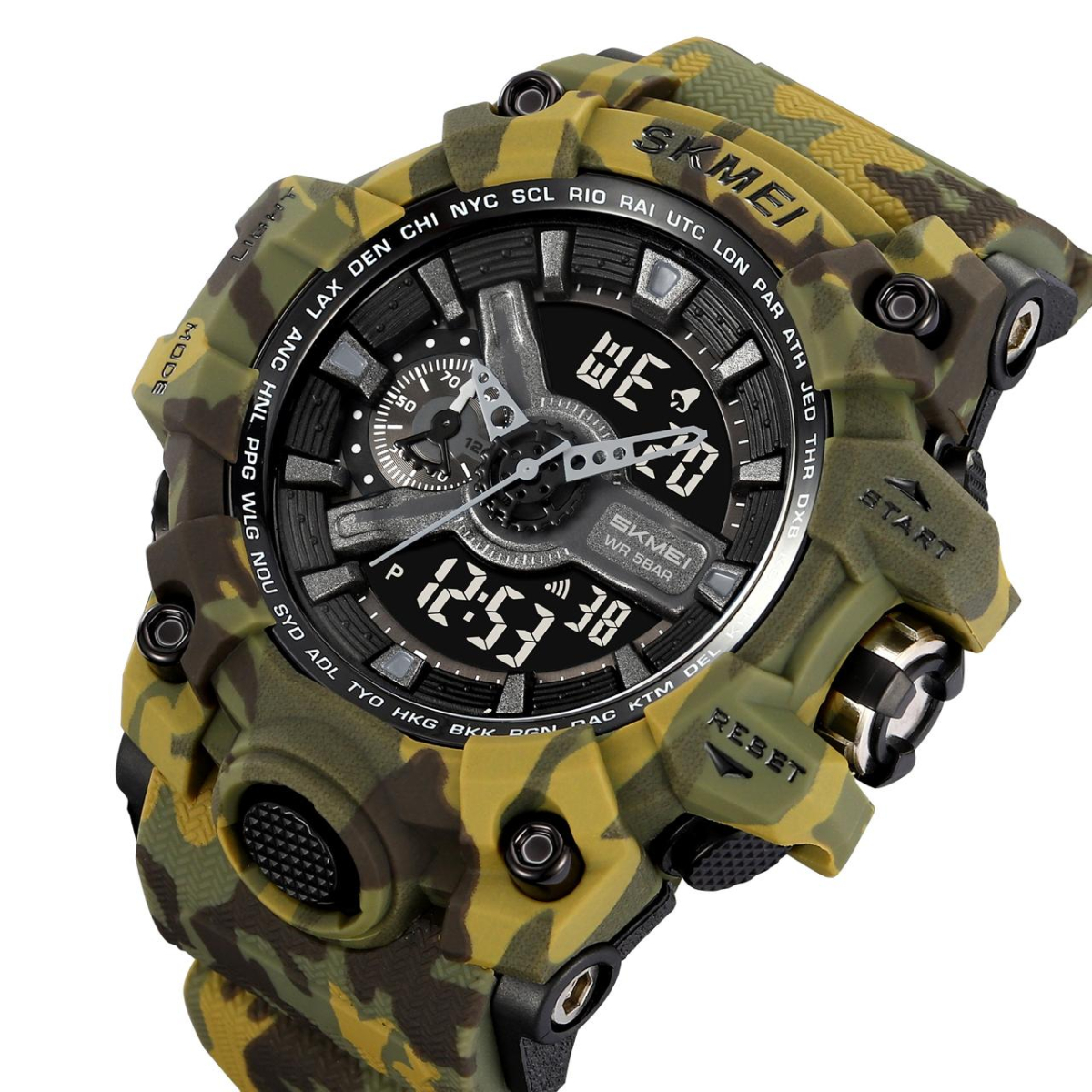 Skmei 2396CMGN Camo Green SALE 2025 - Зображення 3