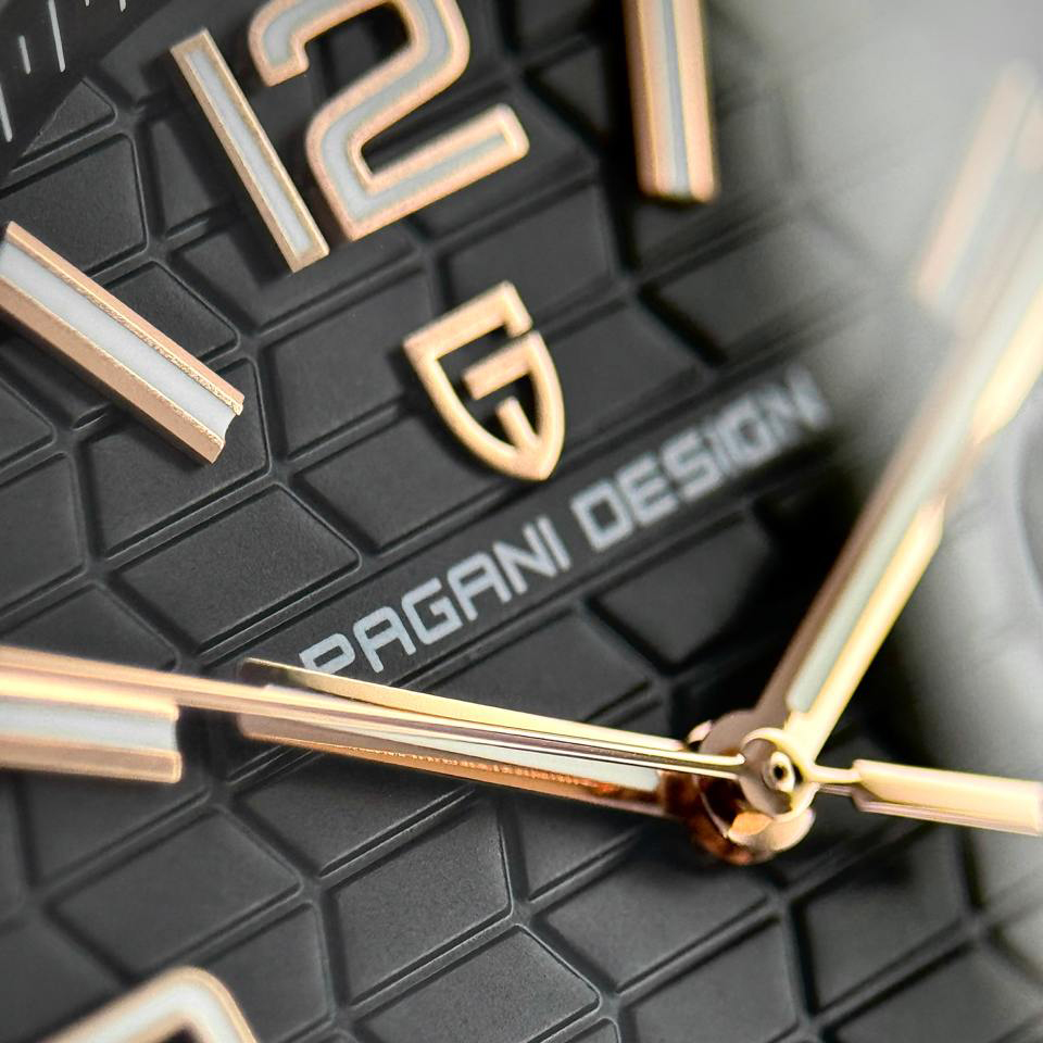 Чоловічий годинник Pagani Design PD-YS027 Gold-Black - Зображення 8
