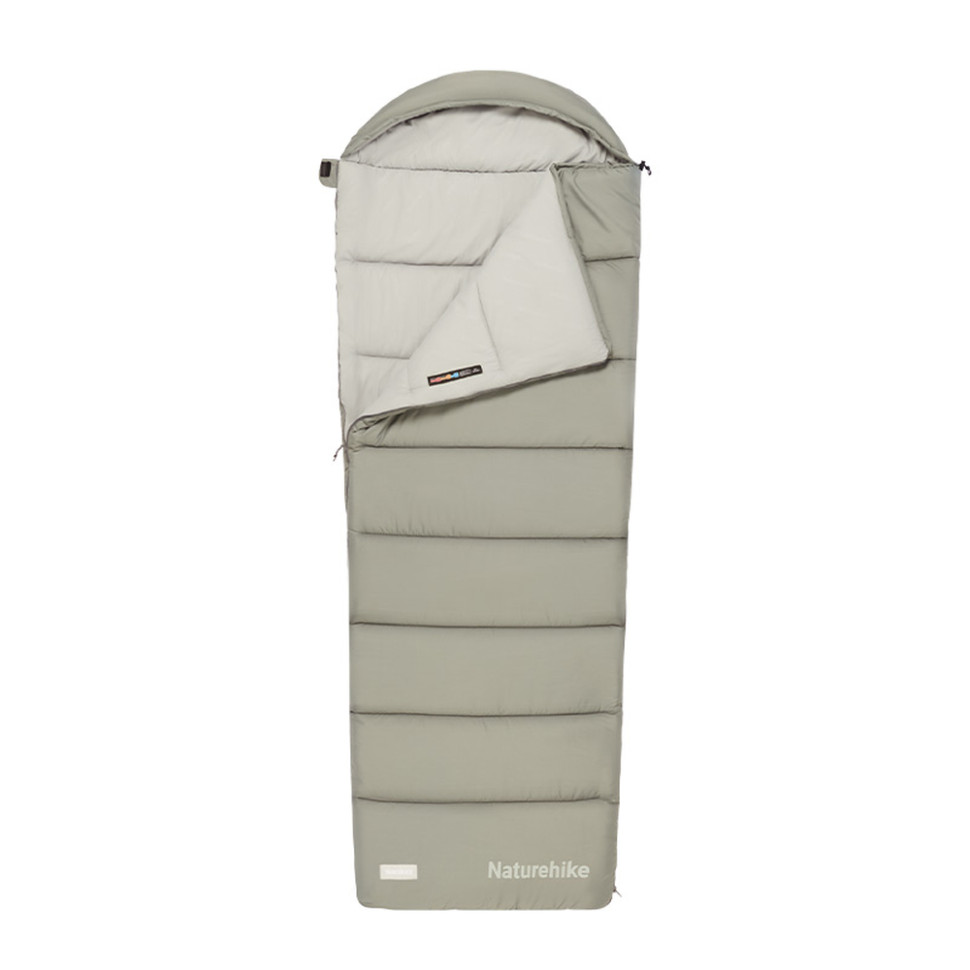 Спальний мішок з капюшоном Naturehike MS500 CNK2350WS023 правий, зелений