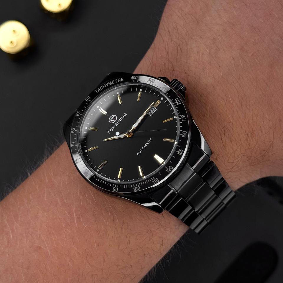 Forsining 8294 Black-Gold Steel - Зображення 7