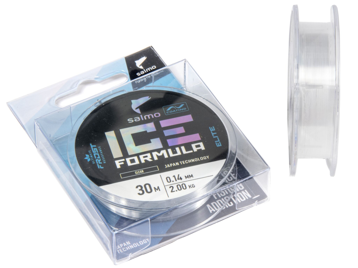 Жилка моно зимова Salmo Elite ICE FORMULA Clear 0,14 / 30м (прозора,інд.уп/ *10)