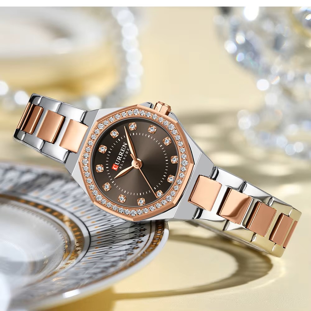 Curren 9100 Silver-Rose Gold-Brown - Зображення 3