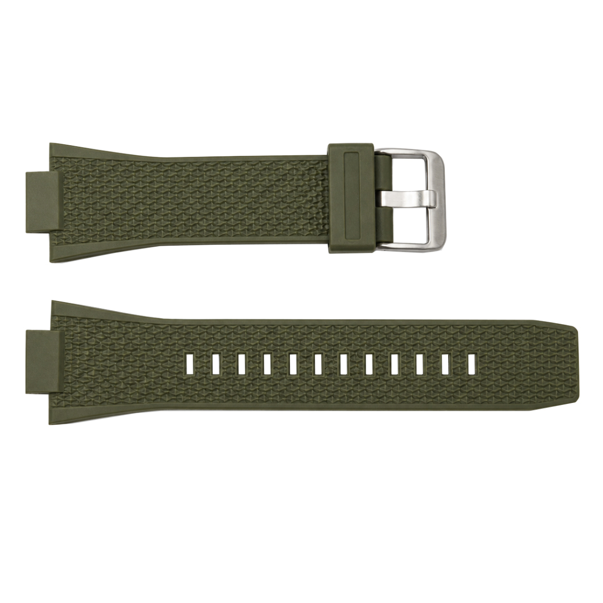 Ремінець для годинника Skmei 2337 Army Green силіконовий тактичний колір хакі