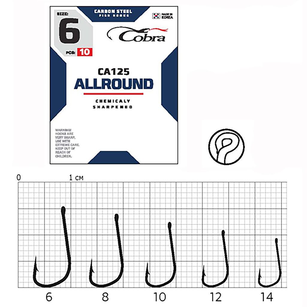 Гачок (C101NSB) Cobra ALLROUND (сер.CA125/ 014) *10шт.