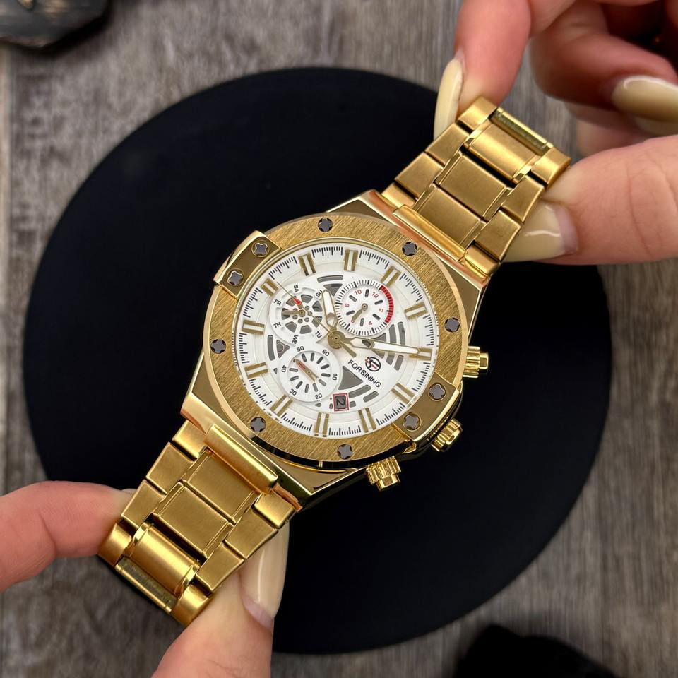 Forsining 6914 Gold-White Steel - Зображення 4