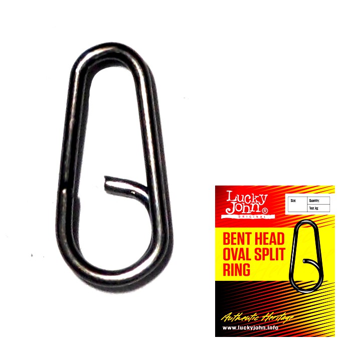 Кільце заводне LJ BENT HEAD OVAL SPLIT RING 016 / *10