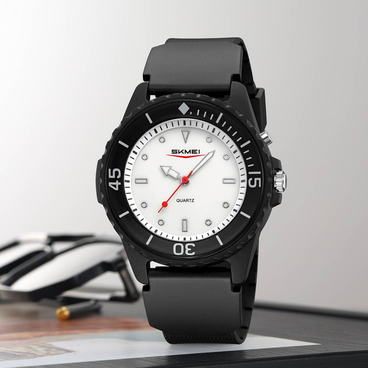 Skmei 2433BKWT Black-White - Зображення 3