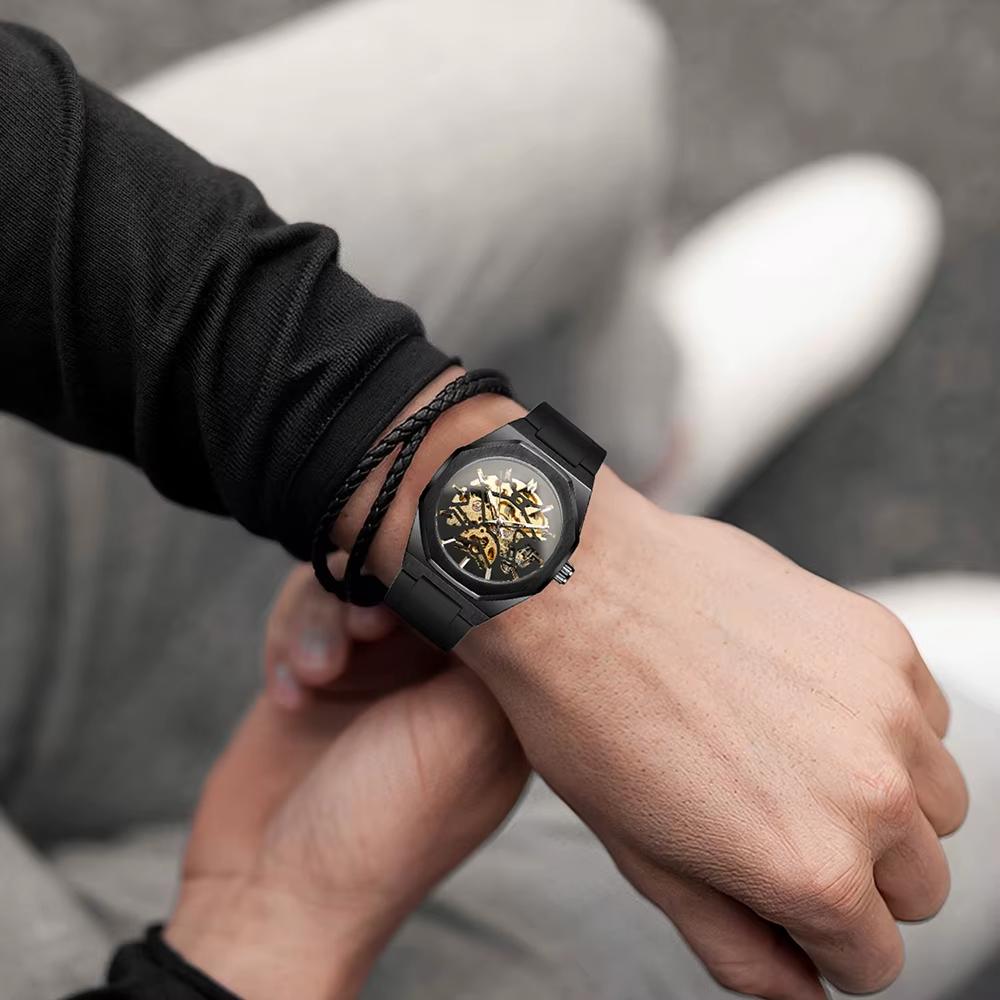 Forsining 8289 Black-Gold-Gold - Зображення 7