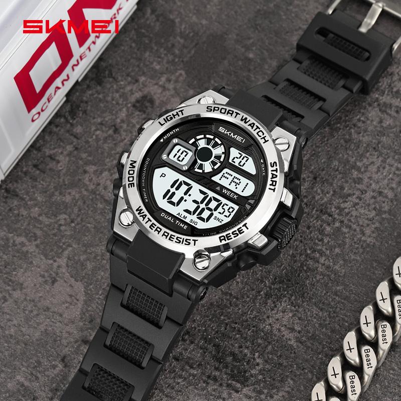 Skmei 2318BKSI Black-Silver - Зображення 3