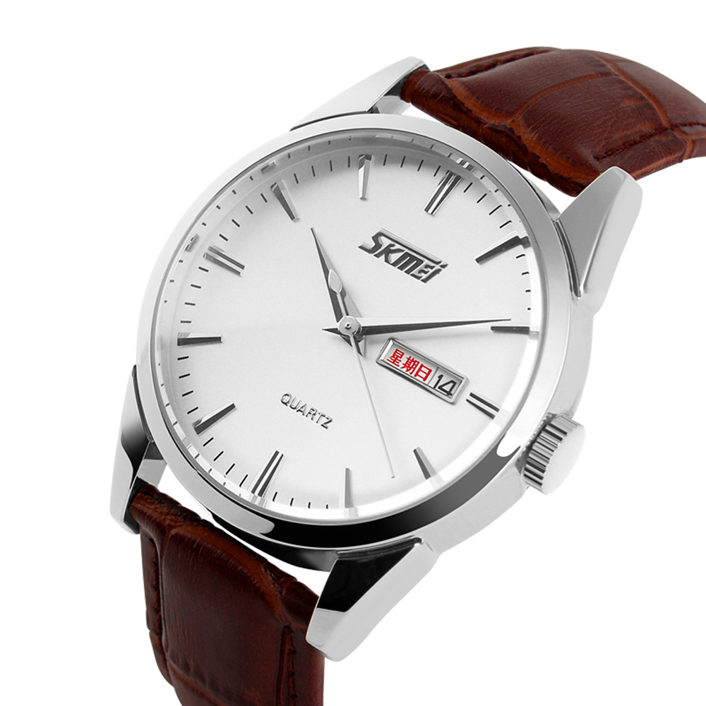 Skmei 9073SIWT-B Silver-White men SALE - Зображення 3