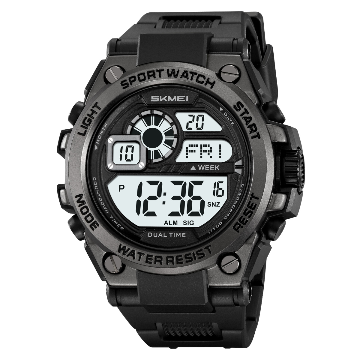 Skmei 2318BKWT Black-White - Зображення 2