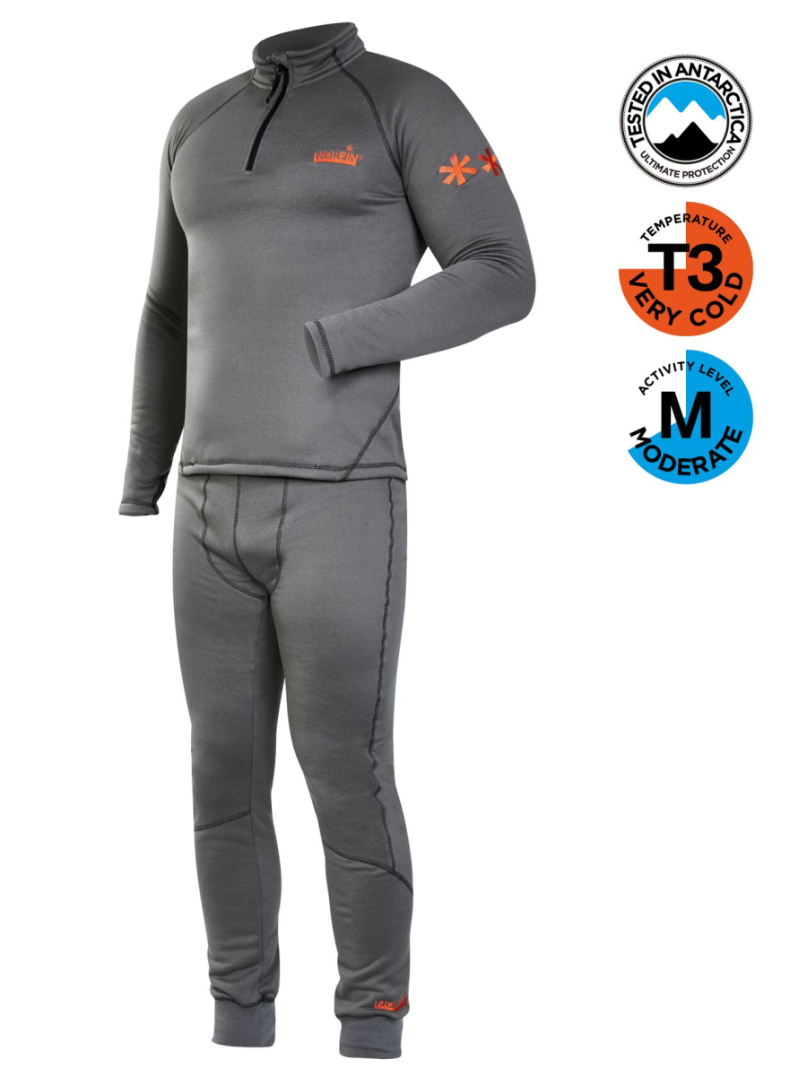 Термобілизна фліс. Norfin WINTER LINE GRAY (сіра1-й,2-й шар) XXXL / * 20