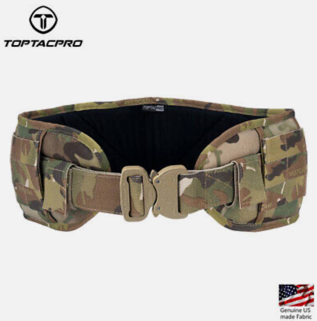 РПС Розвантажувальний пояс TOPTACPRO (TP8401)Tactical Belt Load Bearing MOLLE Duty Quick Release Airsoft - Зображення 4
