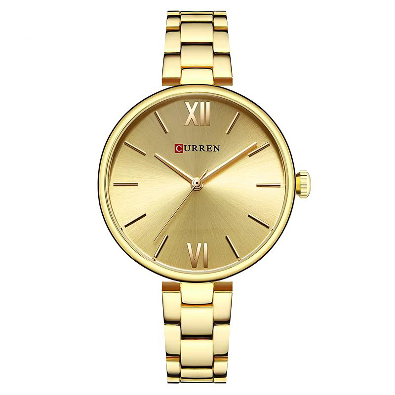 Curren 9017 Gold-Gold STOPPED