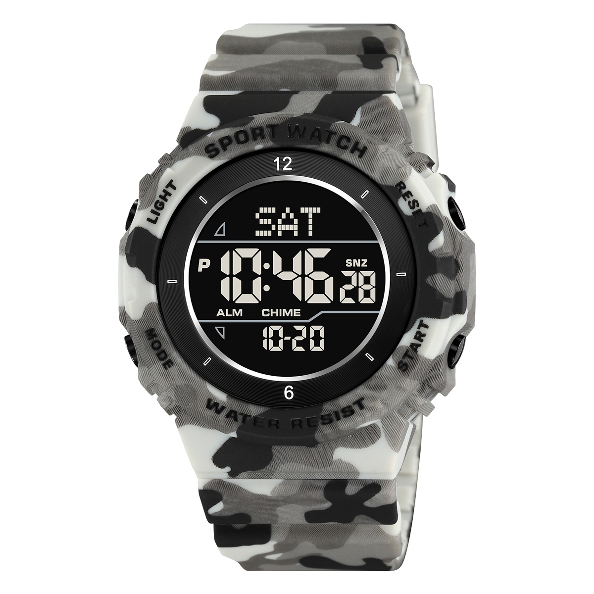 Skmei 2400CMGY Camo Grey STOPPED