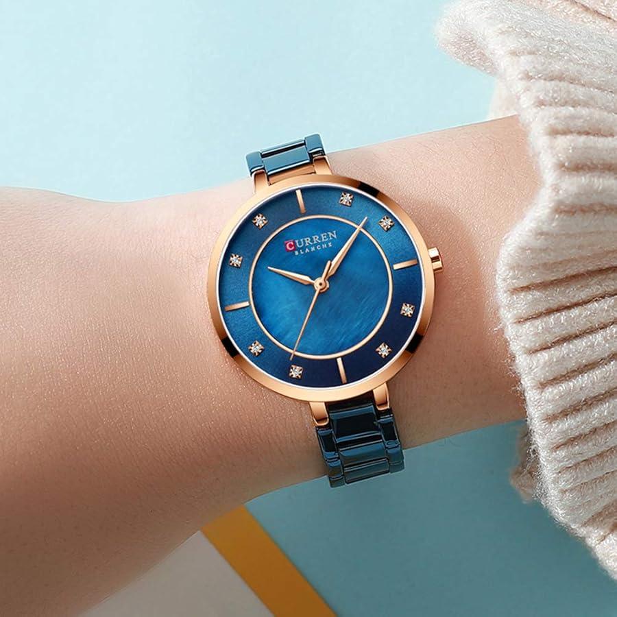 Сurren 9051 Rose Gold-Blue STOPPED - Зображення 4