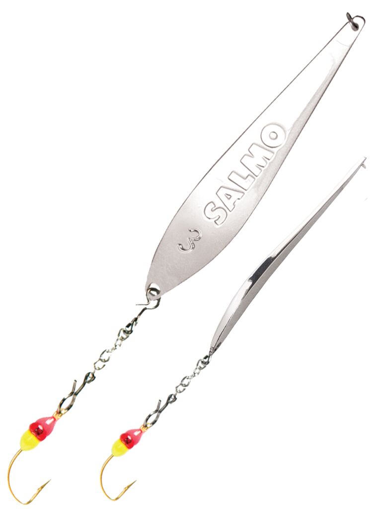 Зимова блешня вертикальна Salmo Lucky John S-2-Z з ланцюжком і крючком