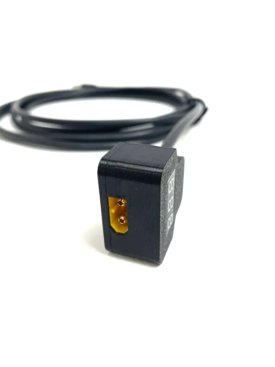 Кабель живлення Starlink Mini від FPV батареї з вбудованим вольтметром 3/5/10м - Зображення 2