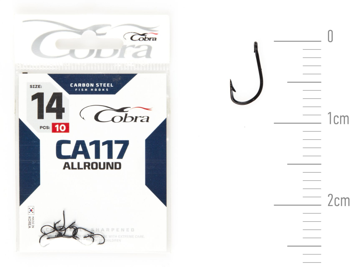 Гачок (C012BL) Cobra ALLROUND (сер.CA117/ 014) *10шт.