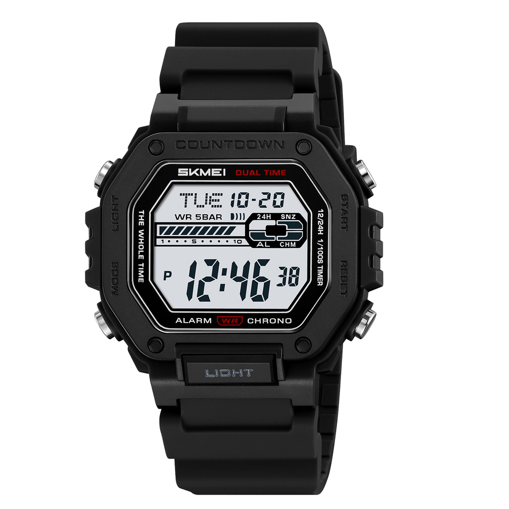 Skmei 2523BKWT Black-White - Зображення 2