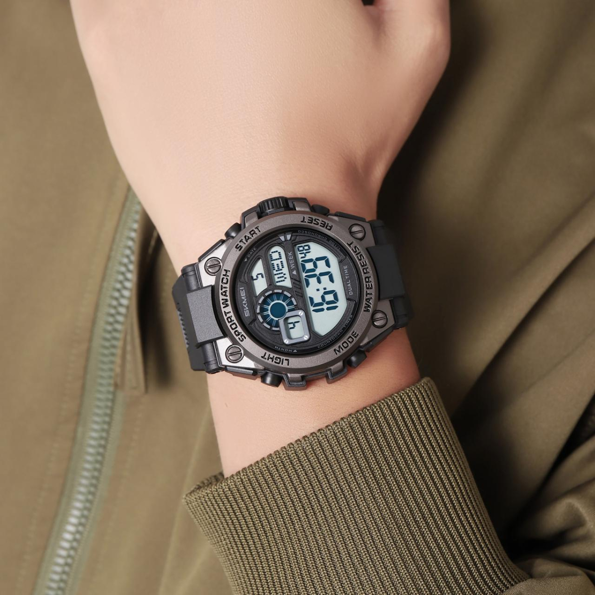Skmei 2318BKWT Black-White - Зображення 5