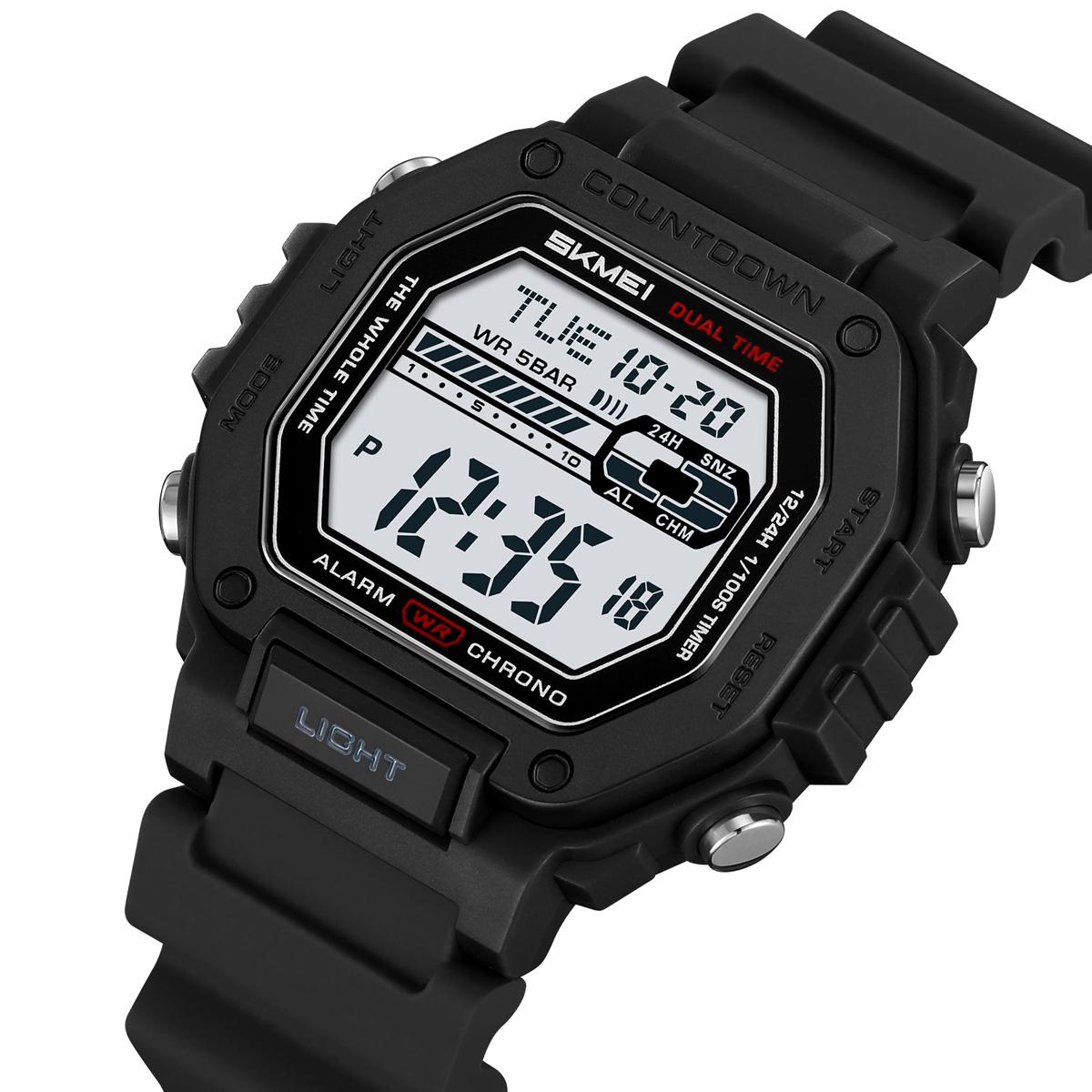 Skmei 2523BKWT Black-White - Зображення 6
