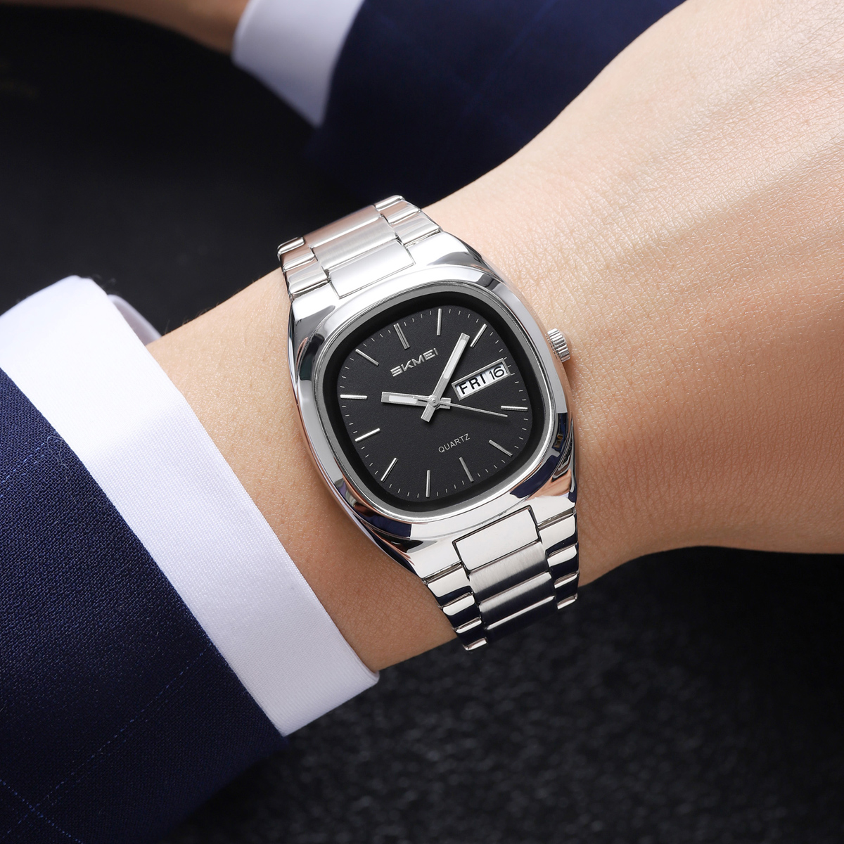 Skmei 2420SIBK Silver-Black - Зображення 4
