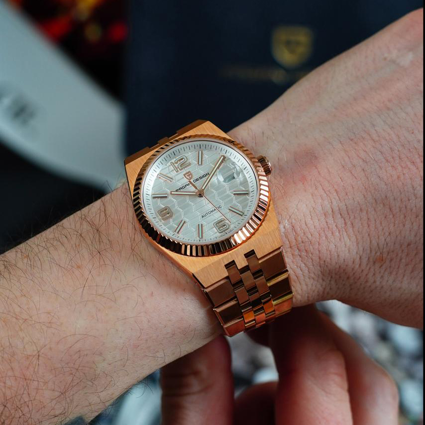 Чоловічий годинник Pagani Design PD-YS027 Gold-White - Зображення 10