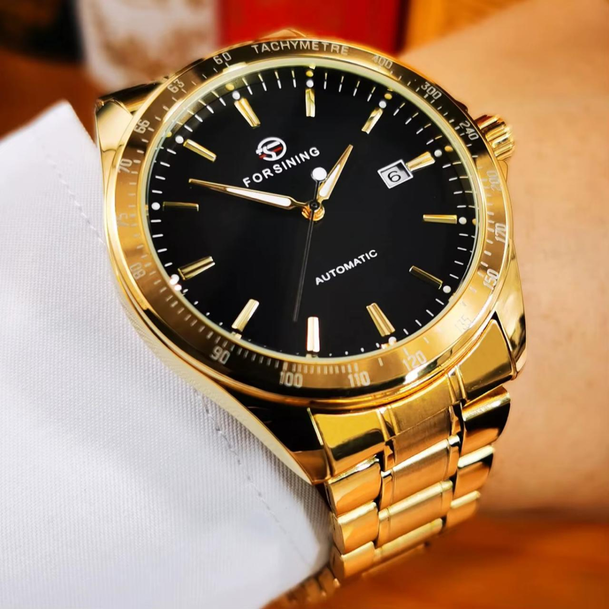 Forsining 8294 Gold-Black Steel - Зображення 5