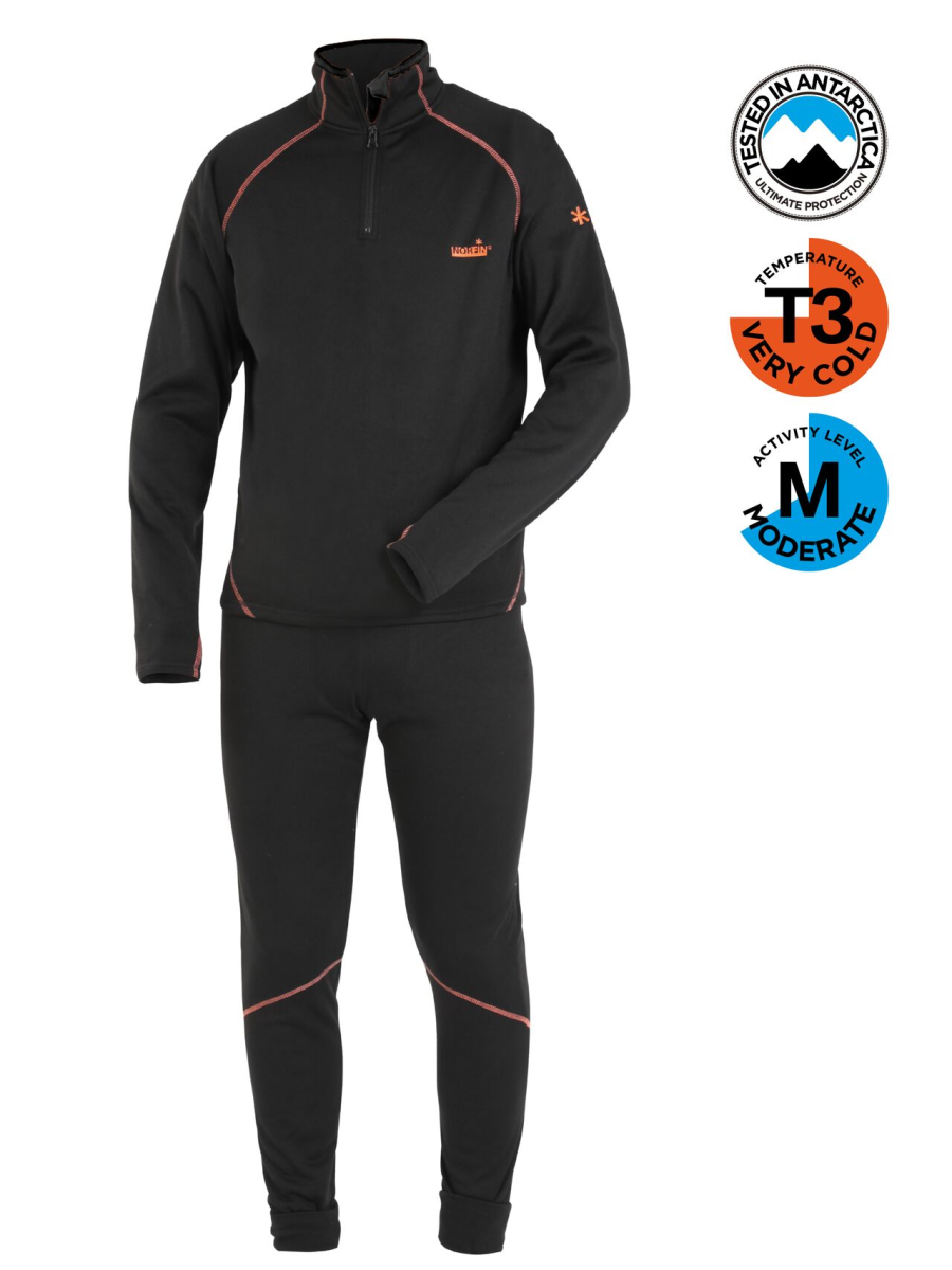 Термобілизна фліс. Norfin WINTER LINE (чорн.1-й,2-й шар) XXL / * 20