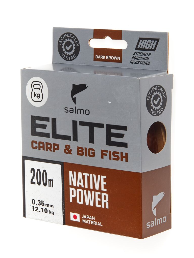 Жилка моно. Salmo Elite CARP & BIG FISH 200/035 (інд.уп/ *5)