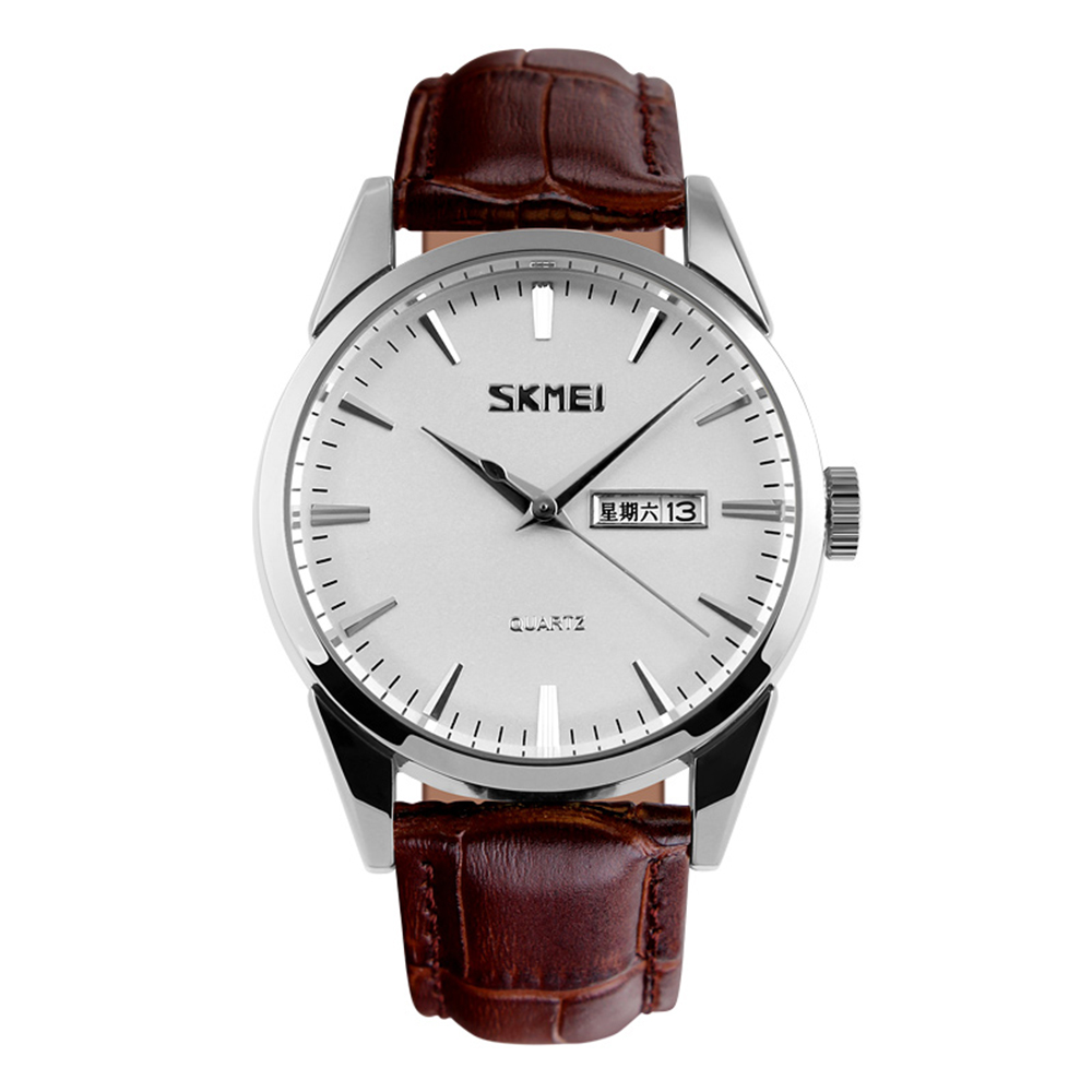 Skmei 9073SIWT-B Silver-White men SALE - Зображення 2