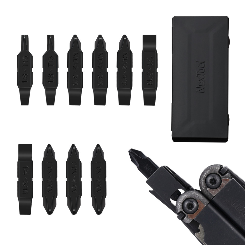 Набір біт для мультитулів NexTool Flagship Captain та Pocket tool