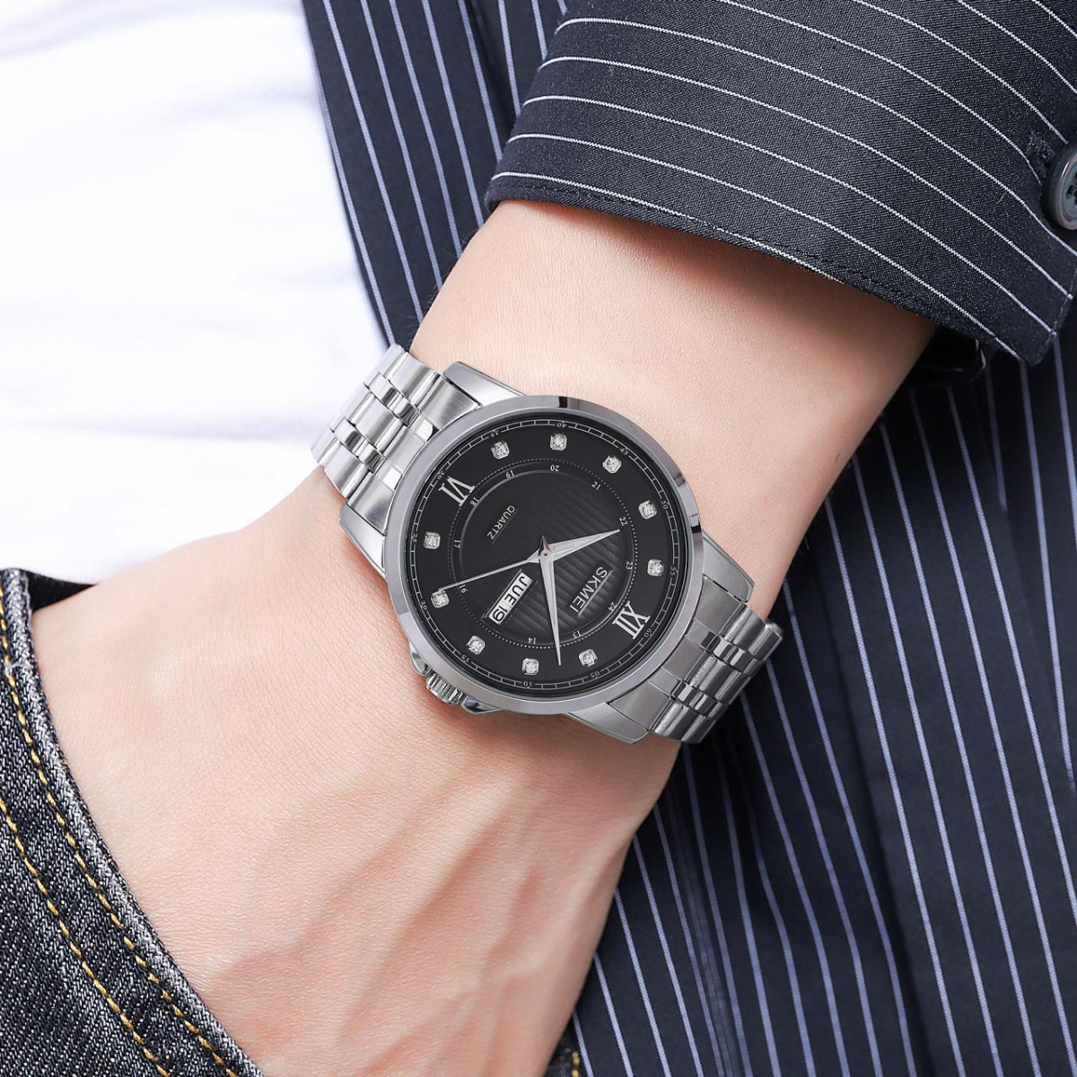 Skmei 2084SIBK Silver-Black - Зображення 3