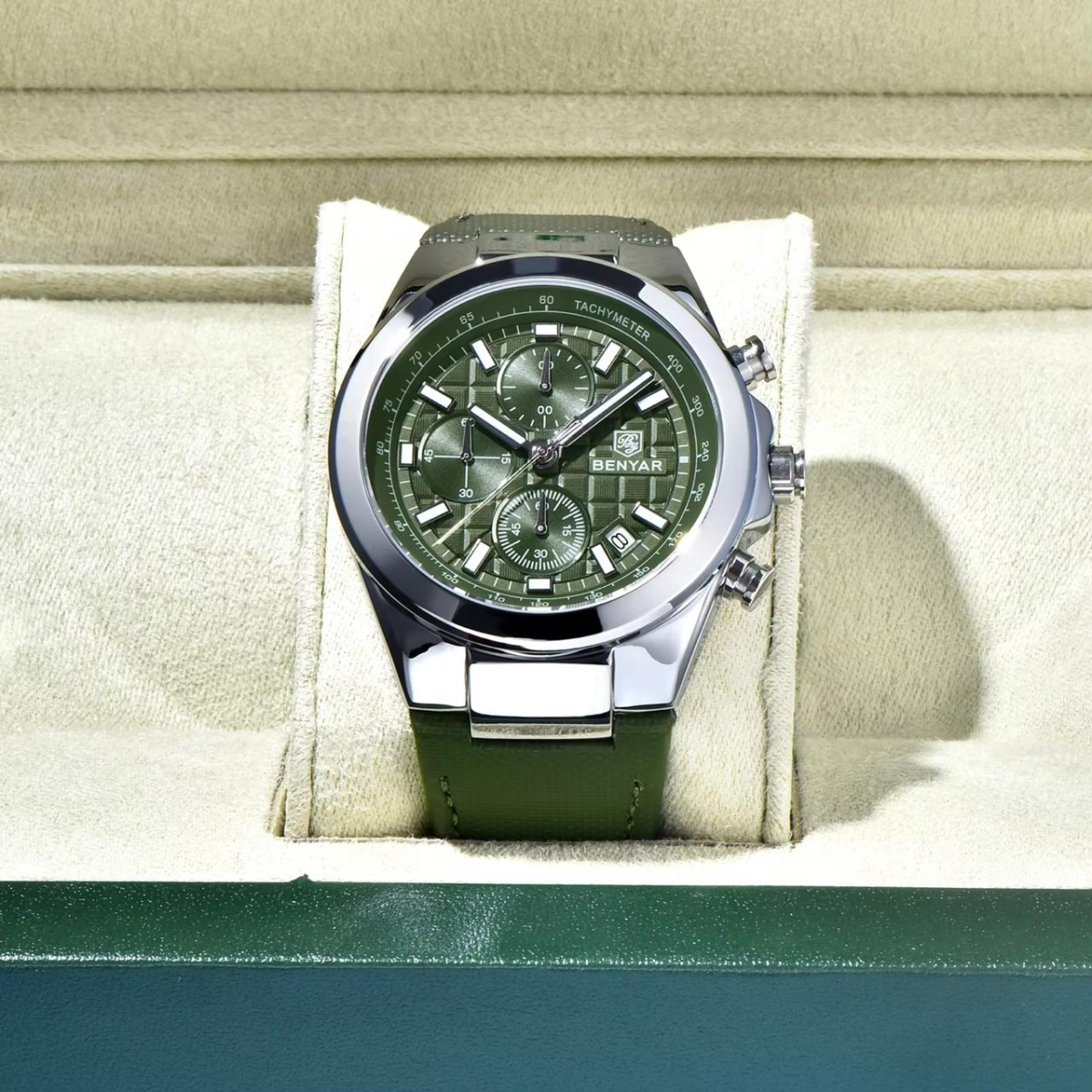 Benyar BY-5206 Silver-Green - Зображення 7