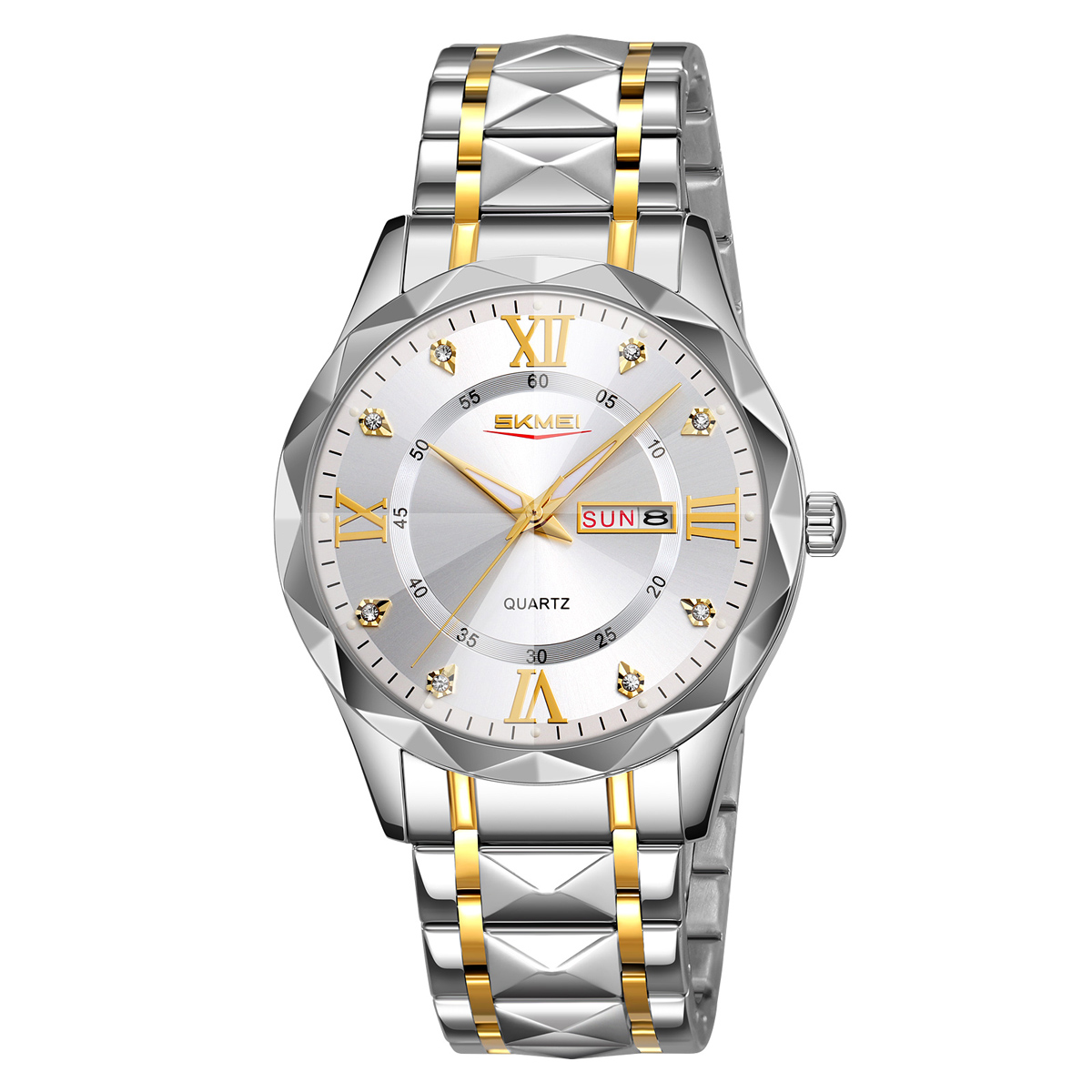 Skmei 9369TGDSI Gold-Silver