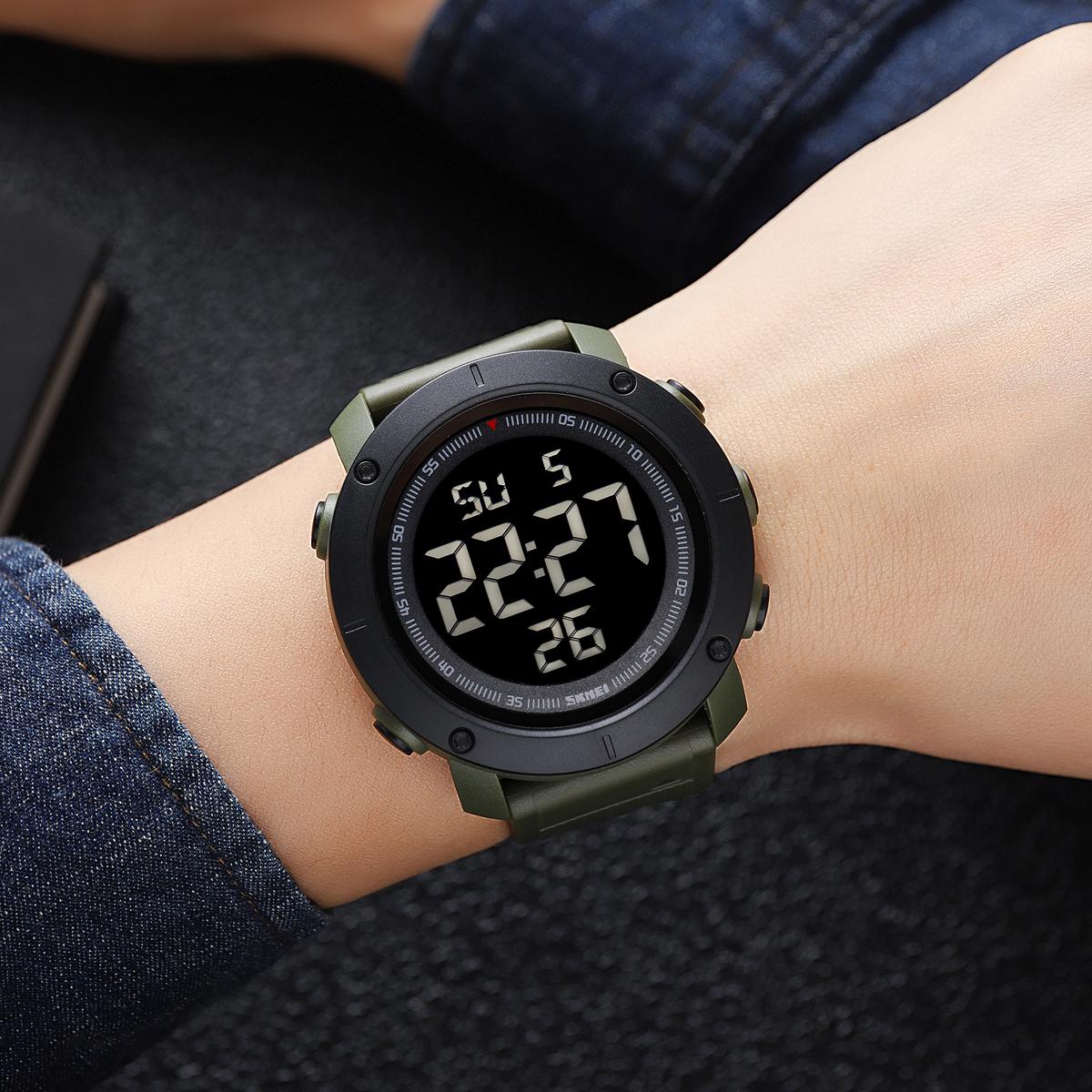Skmei 2122AGBK Army Green-Black STOPPED - Зображення 4