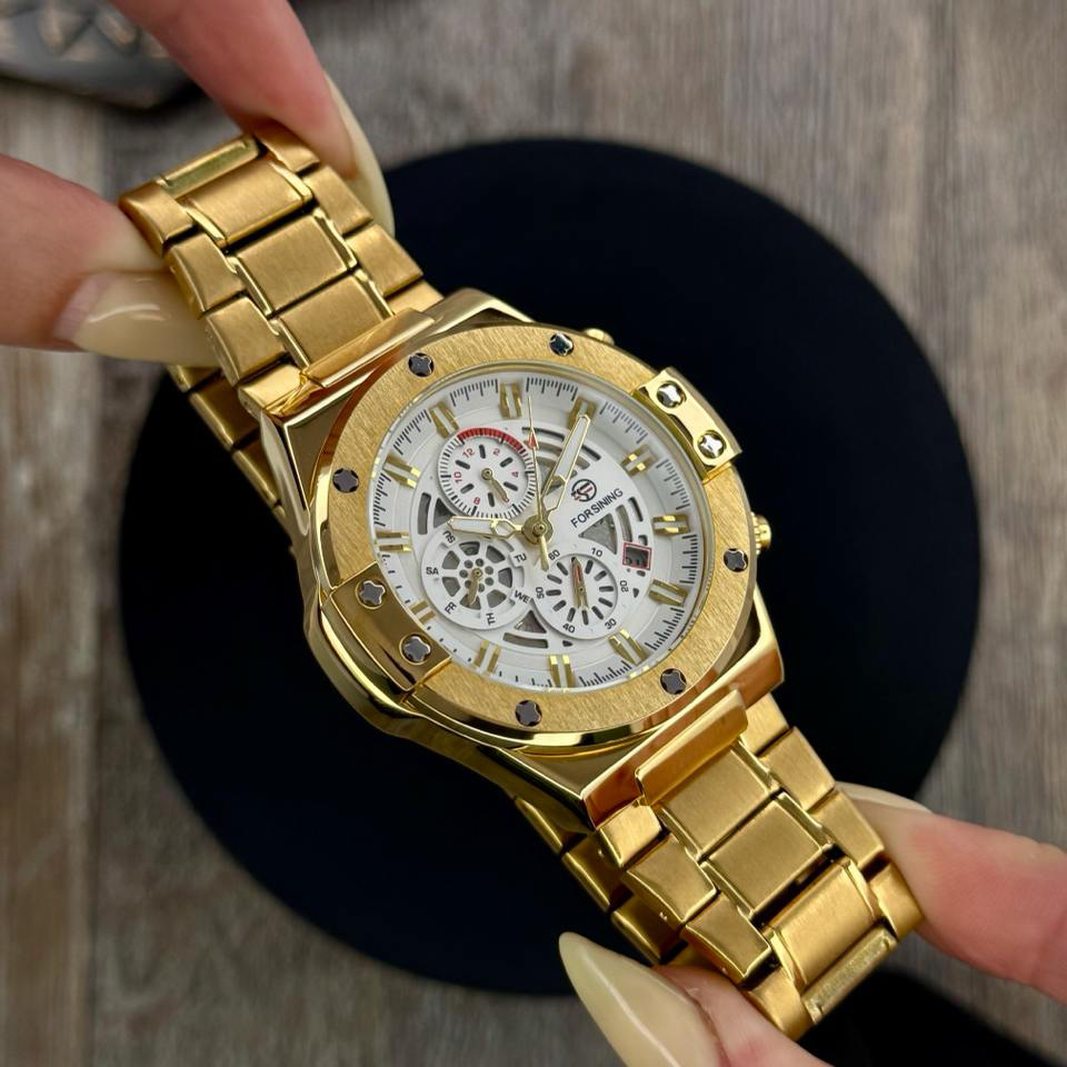 Forsining 6914 Gold-White Steel - Зображення 7