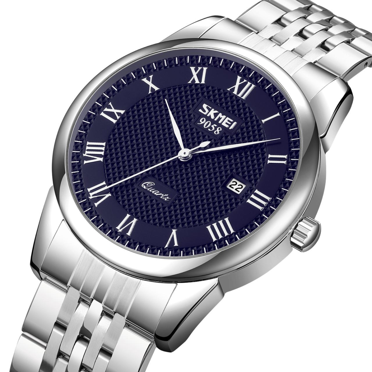 Skmei 9058SBU-S Silver-Blue - Зображення 6