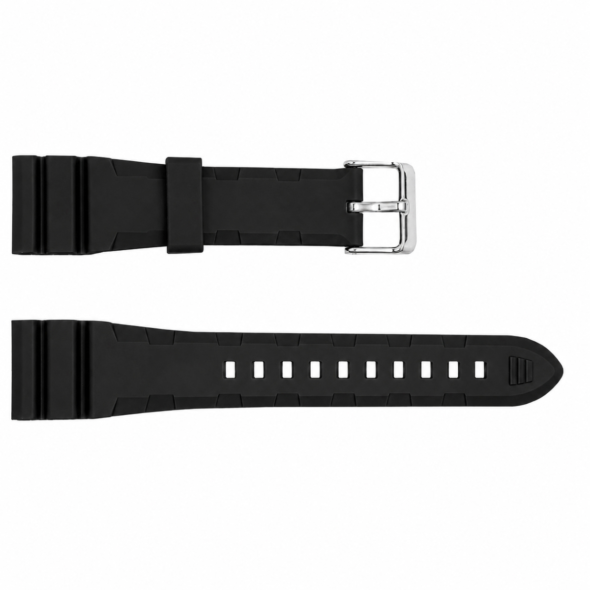 Ремінець для годинника Skmei 2355 Black-Orange силіконовий спортивний чорно-помаранчевий