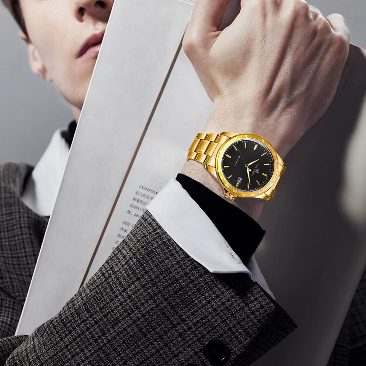 Forsining 8294 Gold-Black Steel - Зображення 4