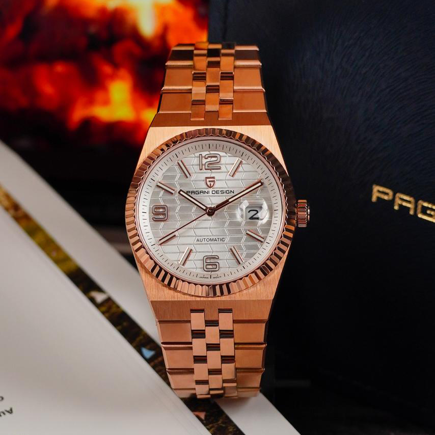 Чоловічий годинник Pagani Design PD-YS027 Gold-White - Зображення 4